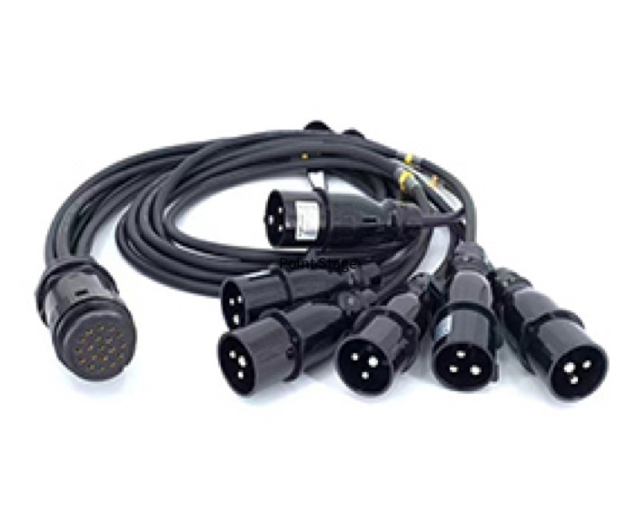 Socapex Fan In Spider - 16A CEE